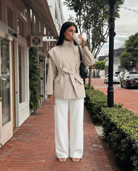 Betsy | cropped trench coat