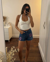 Ruby | distressed denim shorts