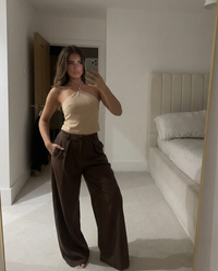 Yasmin | linen wide leg pants