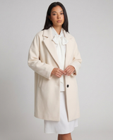 Sidonie | Women's Oversized Mid Length Notched Lapel Coat