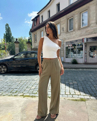 Julia | linen wide leg pants