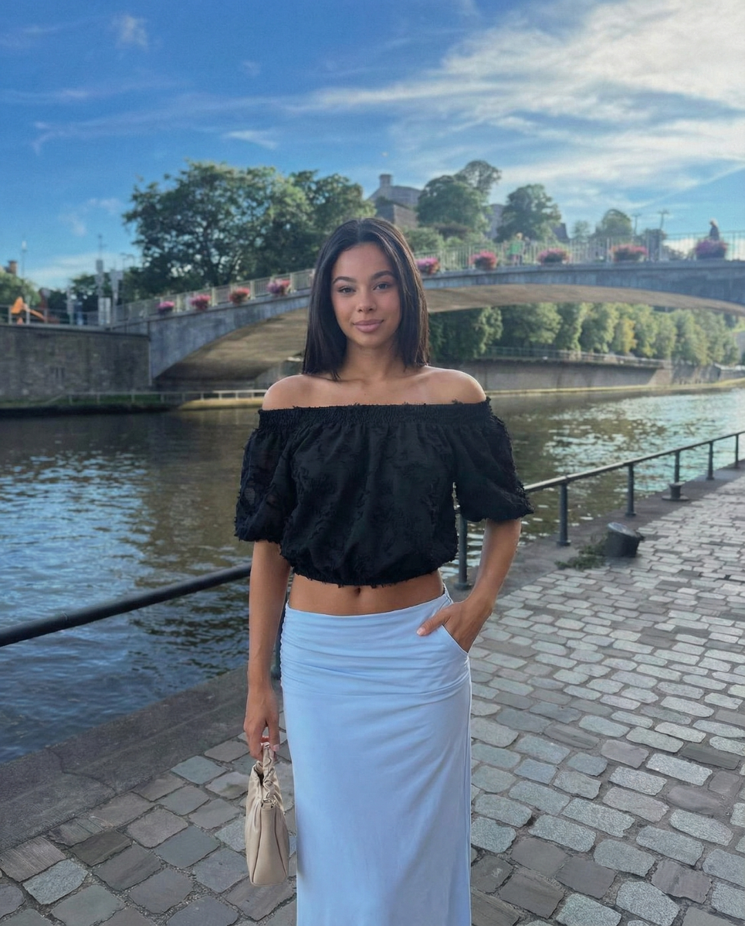 Evie | off shoulder top