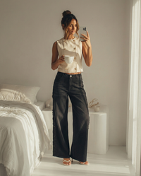 Alice | cropped tailored vest