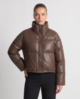 Linnea | Women's Cropped Puffer Jacket High Neck
