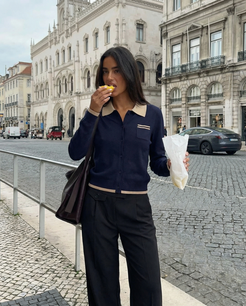 Violet | cropped cardigan