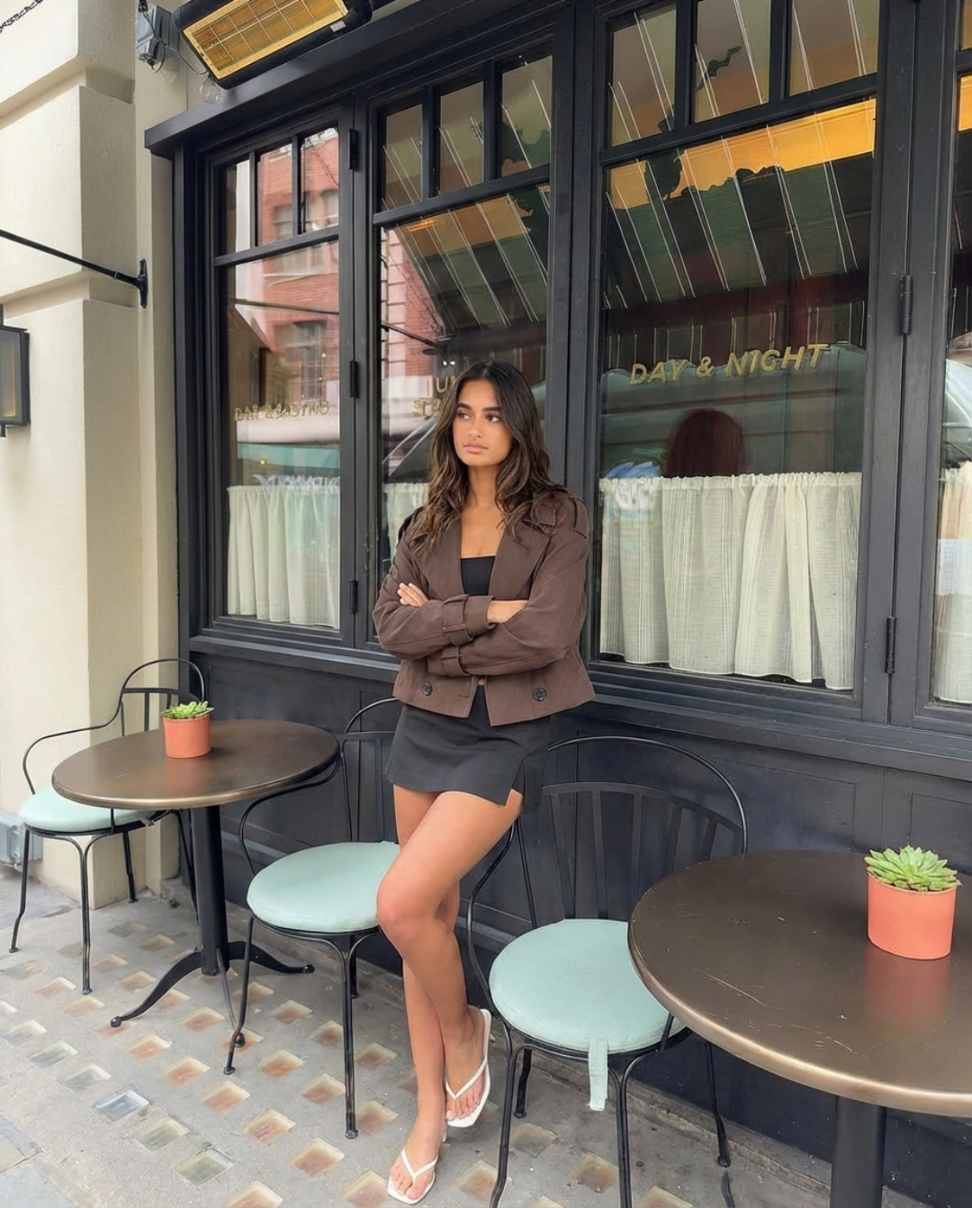 Adeline | cropped trench coat