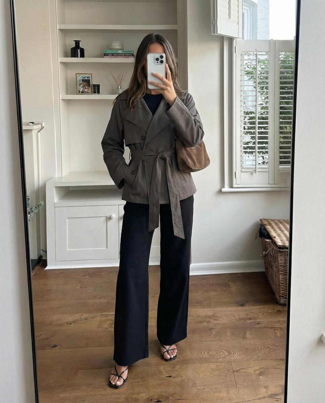 Aurora | cropped trench coat