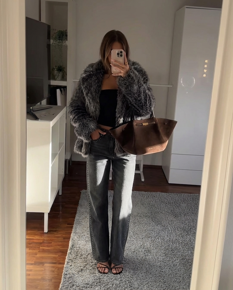Aurora | faux fur jacket