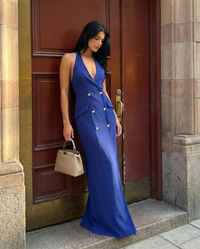 Clementine | halter neck dress
