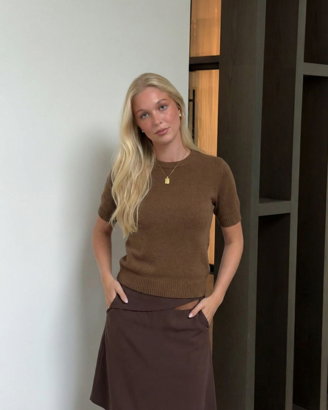Yasmin | short sleeve knit top