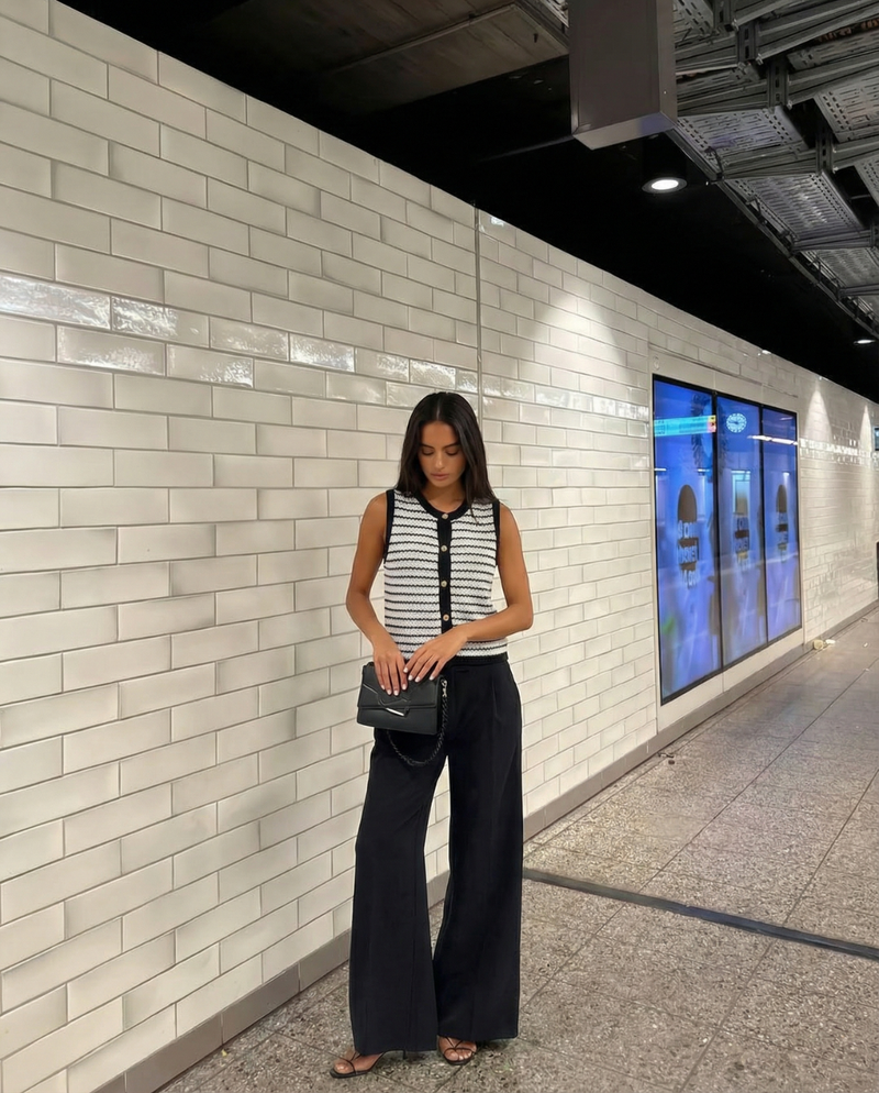 Naomi | cropped sweater vest