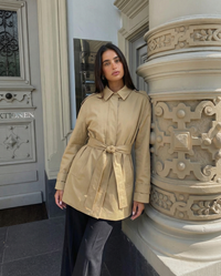 Elsie | cropped trench coat