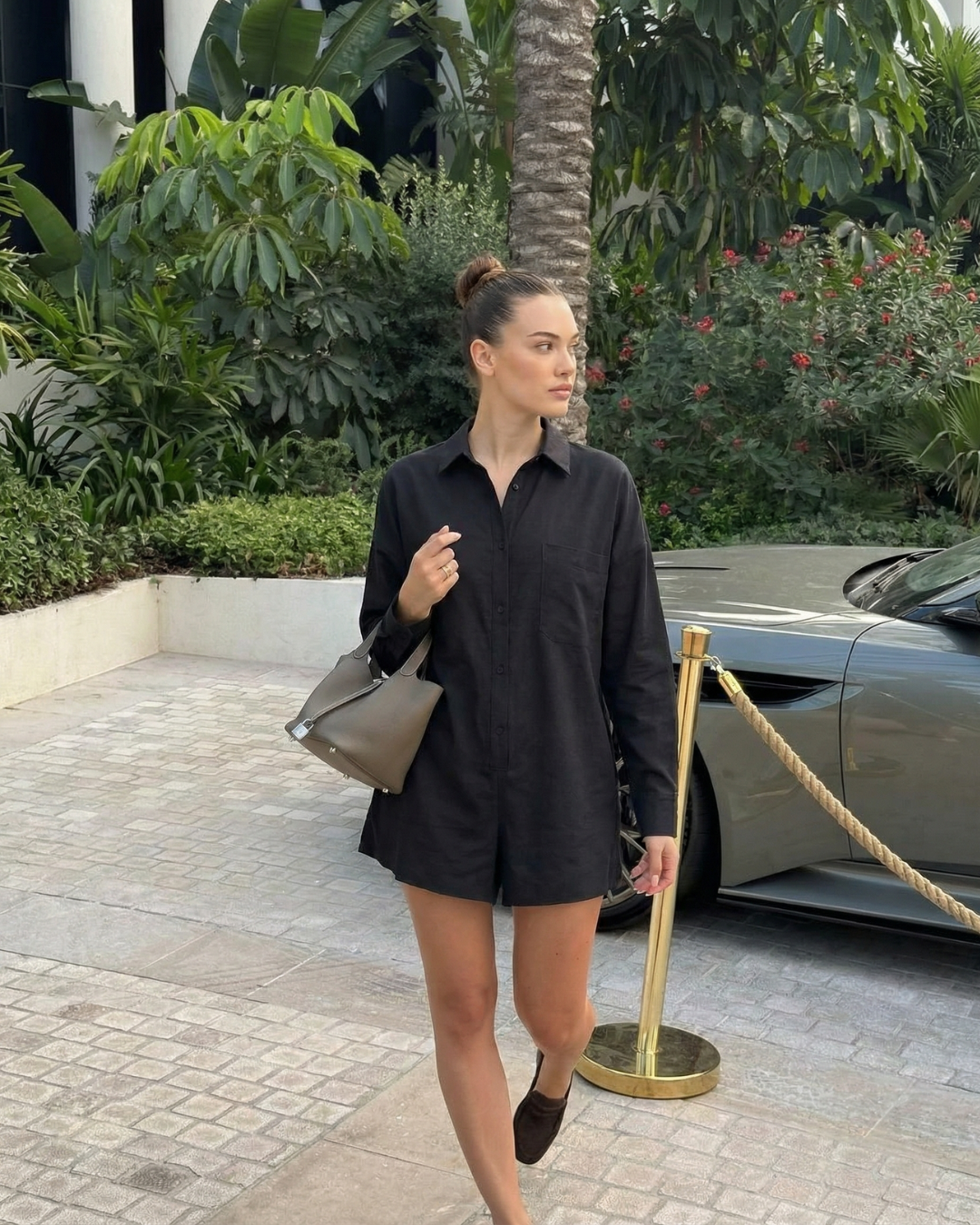 Sadie | button up romper