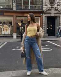 Wren | High Rise Straight Leg Distressed Jeans