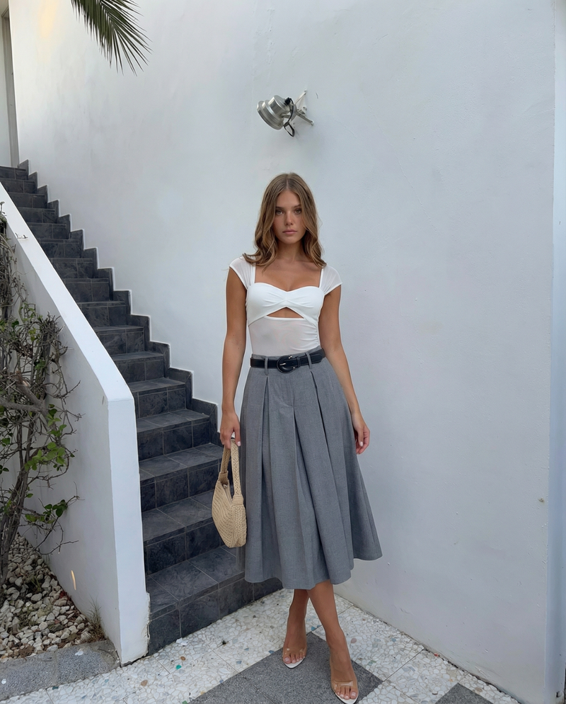 Mabel | pleated skirt