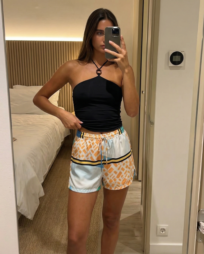 Lara | drawstring shorts