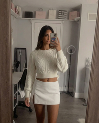 Betsy | cropped knit top