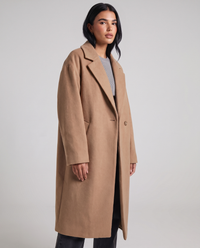 Magnolia | Women's Oversized Long Coat Single Breasted