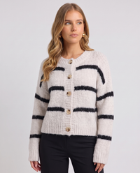 Etoile | Women's White Oversized Knit Cardigan