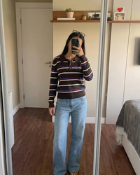 Iris | striped knit top