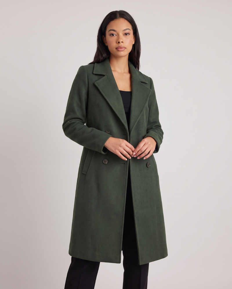Thomasin | Women's Double Breasted Mid-Length Coat