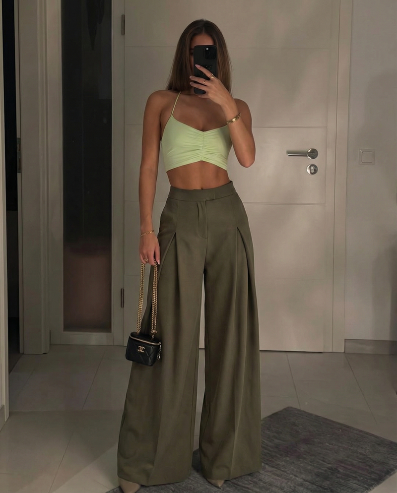 Saskia | wide leg pants