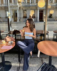 Polly | linen wide leg pants