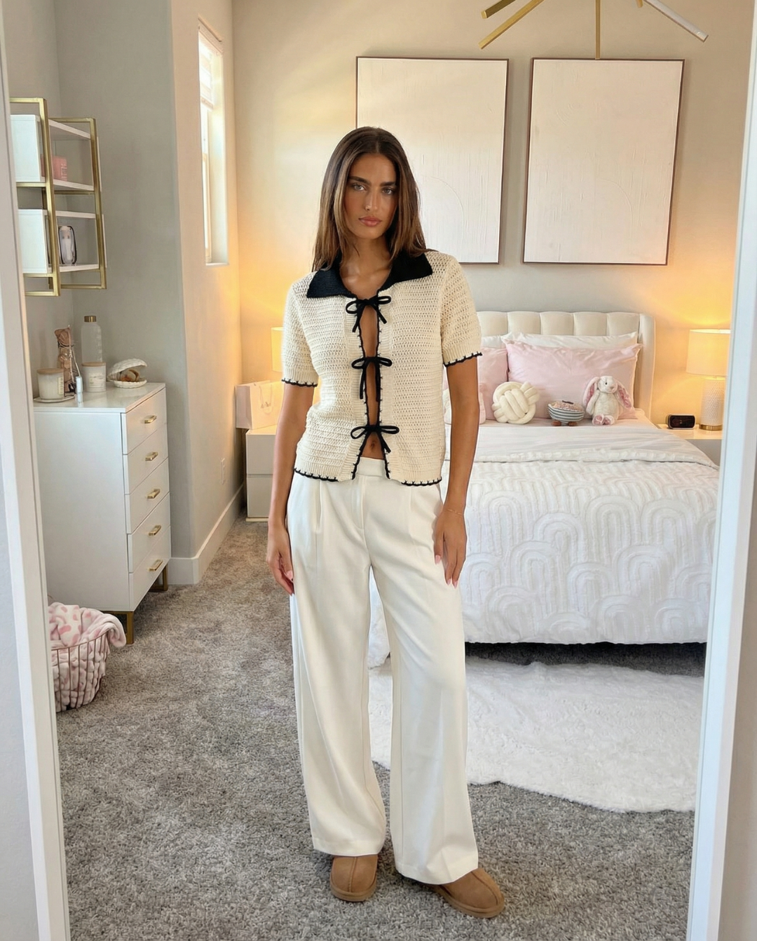 Maya | tie front top