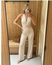 Alicia | halter jumpsuit