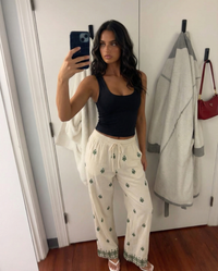 Hazel | linen wide leg pants