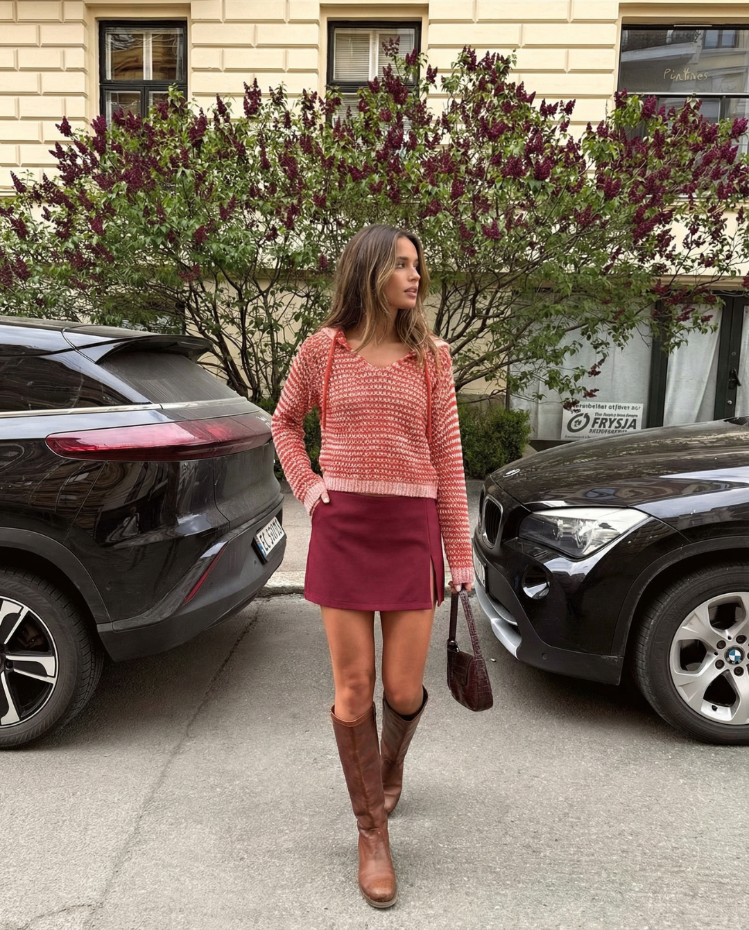 Lottie | cropped knit top