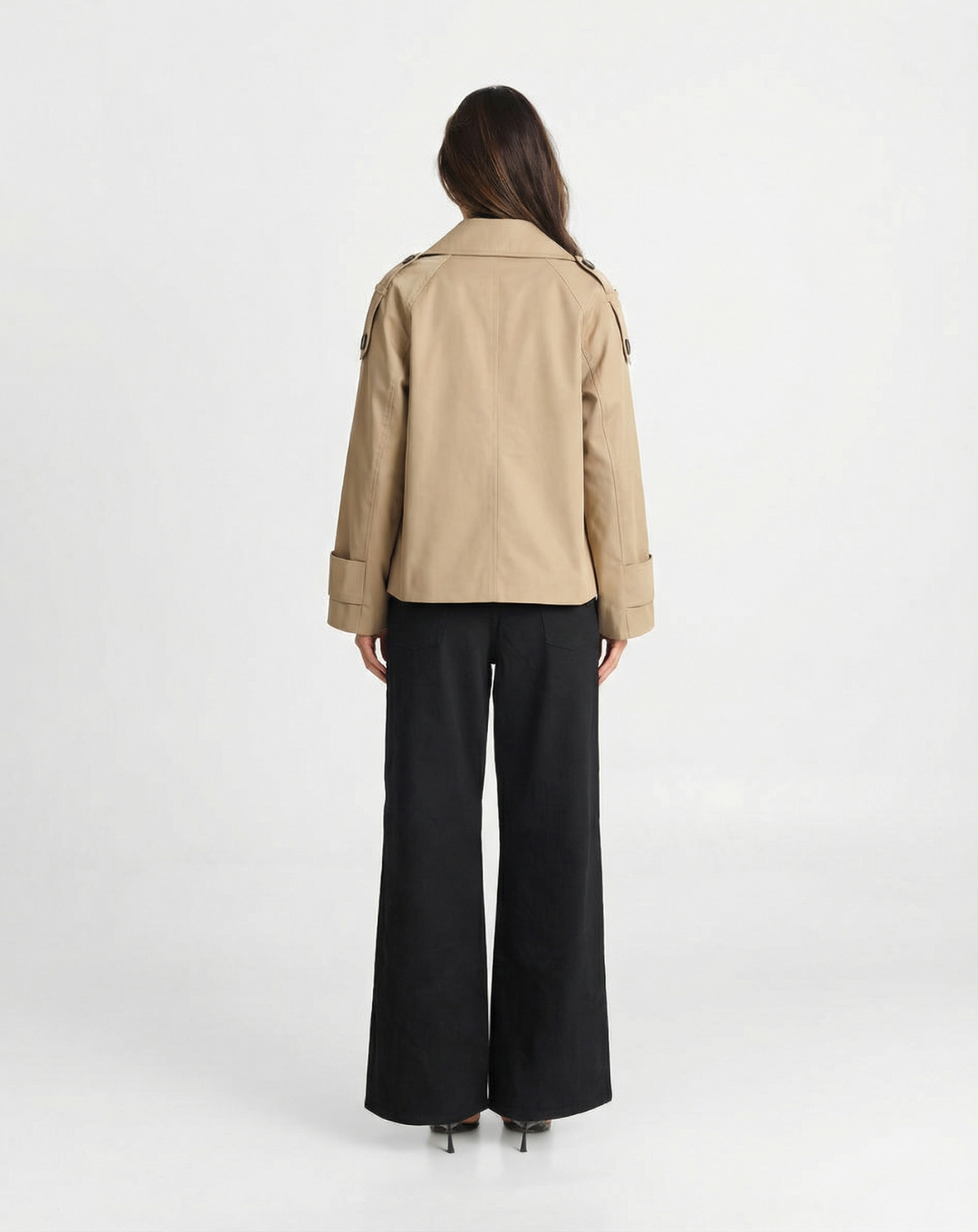 Summer | cropped trench coat