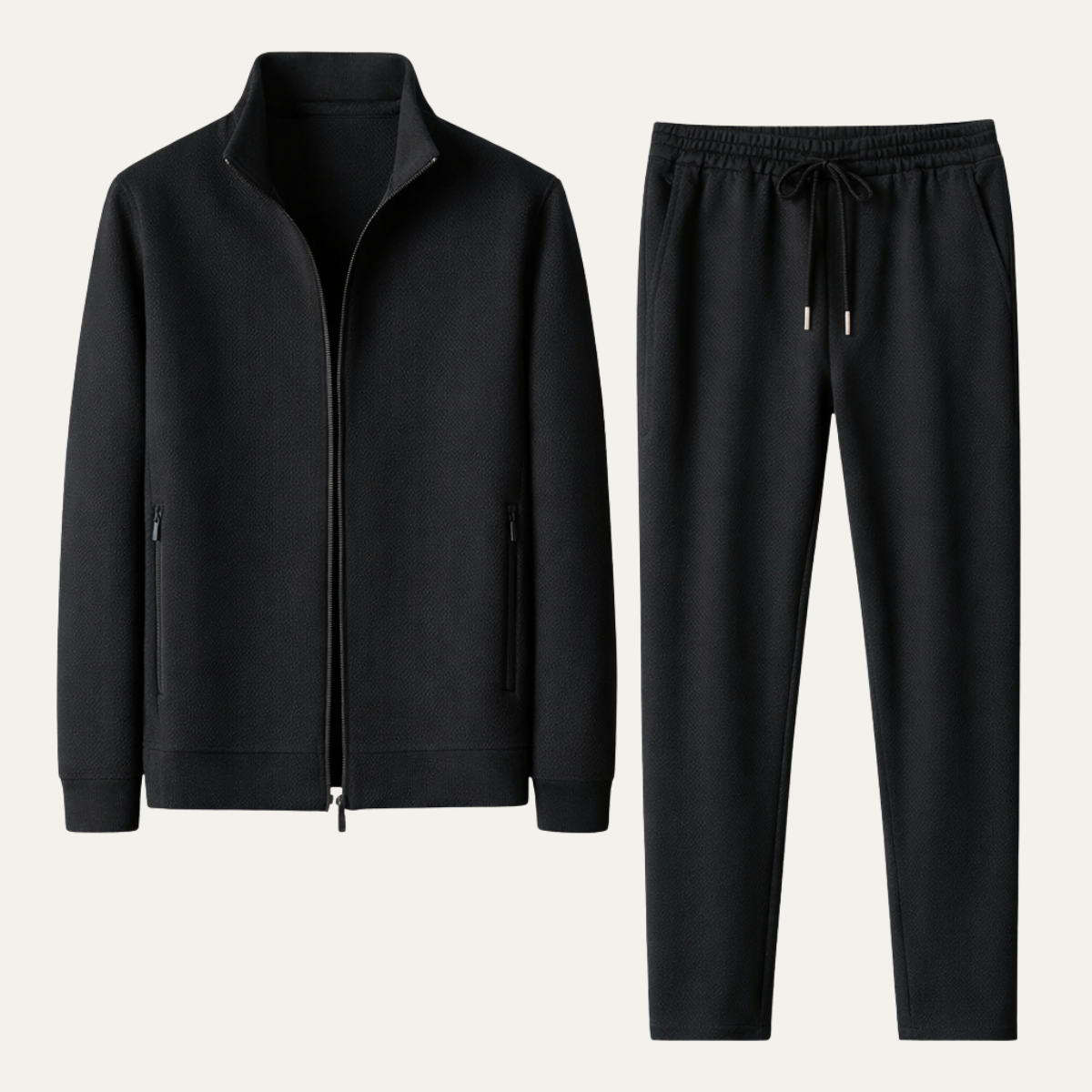 Ramsey | Slim Fit Zip Tracksuit Set with Jogger Trousers
