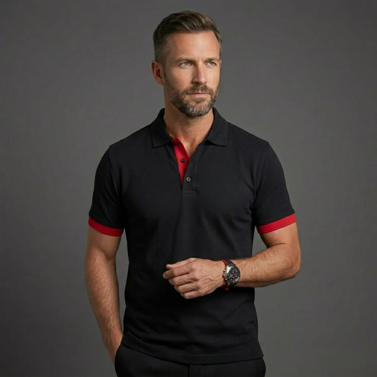 Grant | Elegant Short Sleeve Polo Shirt