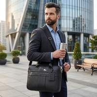 Dylan | Genuine Leather Business Shoulder Bag for Men
