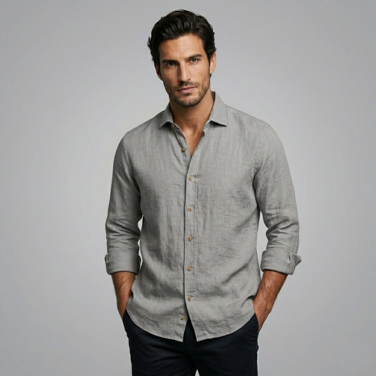 Broderick | Lightweight Casual Summer Button Shirt