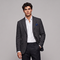 Llewellyn | Single Breasted Business Tweed Blazer