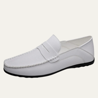 Marcus | Slip-On Faux Leather Penny Loafers