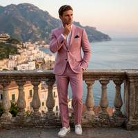 Silas | Casual Linen Blend Two Piece Suit