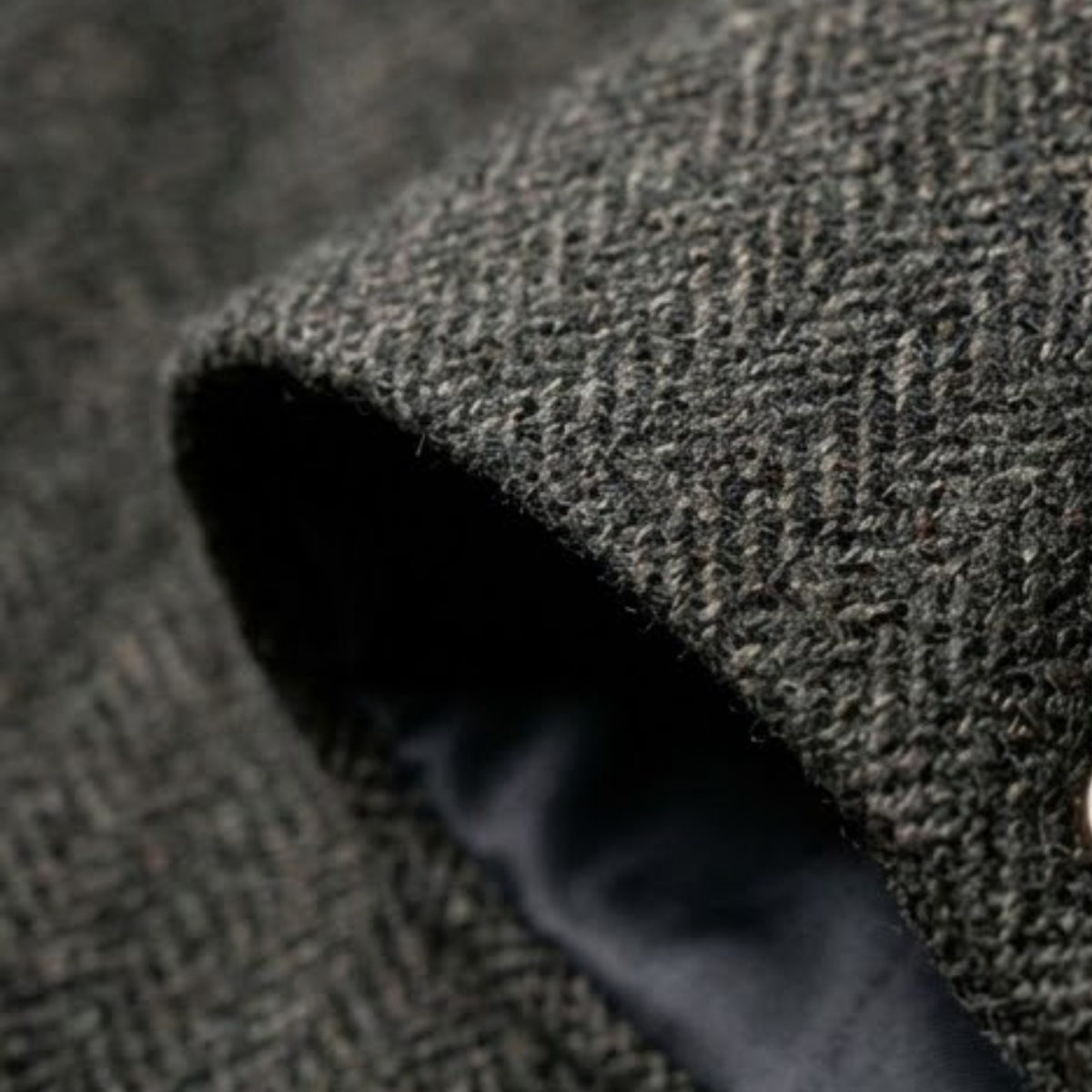 Lucian | Single Breasted Fishbone Tweed Blazer