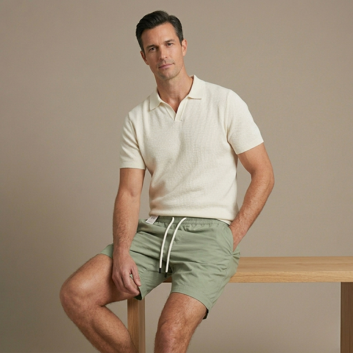 Killian | Lightweight Drawstring Cotton Shorts