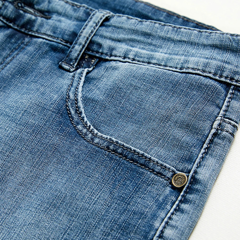 Griffin | Straight Fit Casual Denim Shorts for Men
