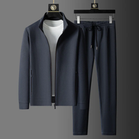Ramsey | Slim Fit Zip Tracksuit Set with Jogger Trousers