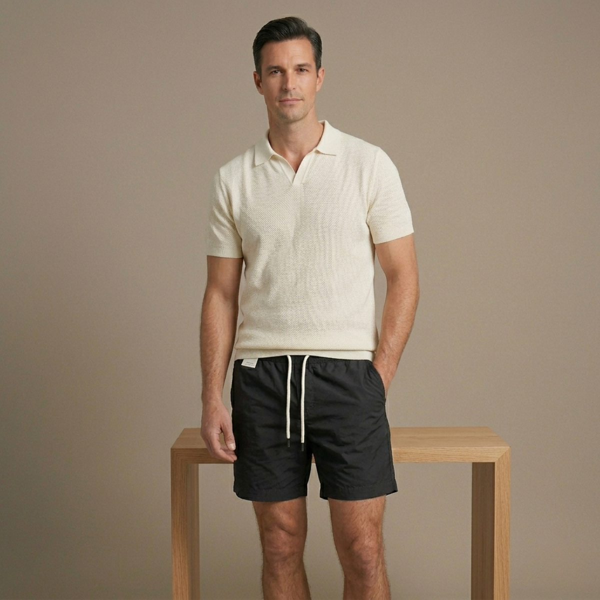 Killian | Lightweight Drawstring Cotton Shorts