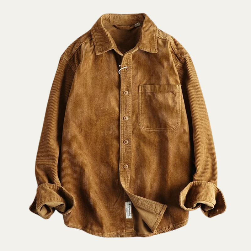Fenwick button-up shirt in Khaki