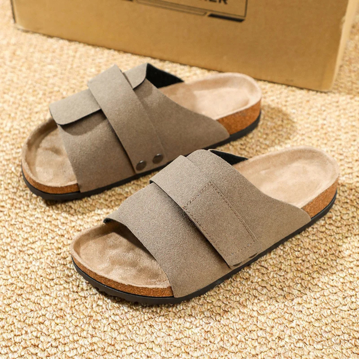 Irving | Double Strap Slide Sandals