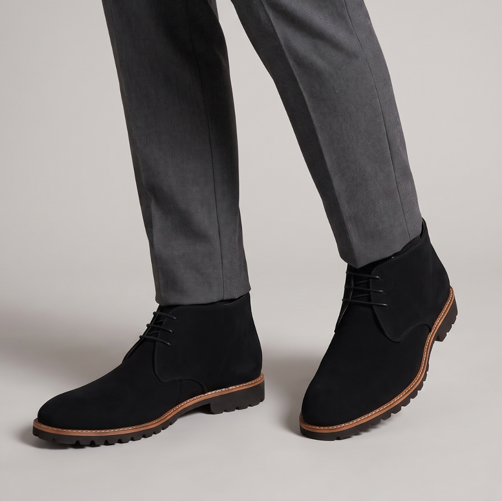 Pierce | Suede Lace-Up Chukka Boots