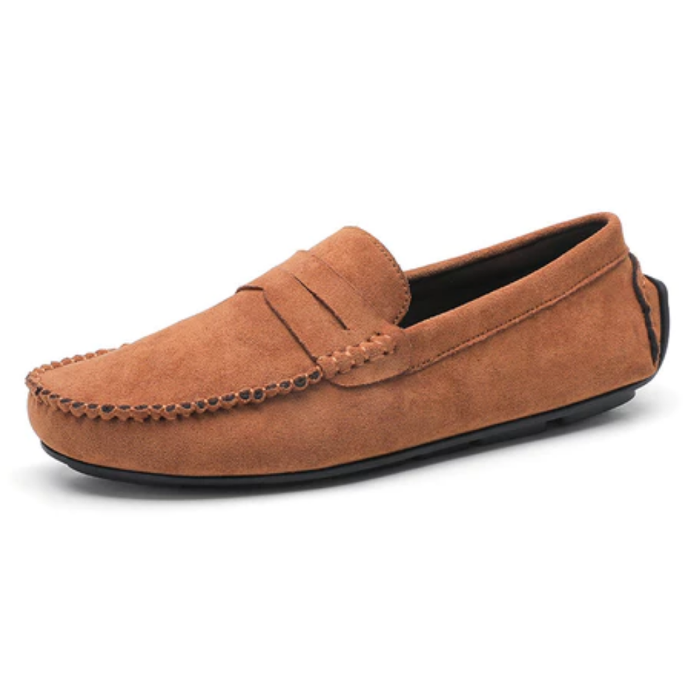 Nasir | Men's Suede Slip On Loafers