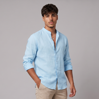 Brock | Smart Casual Linen-Blend Button-Up Shirt