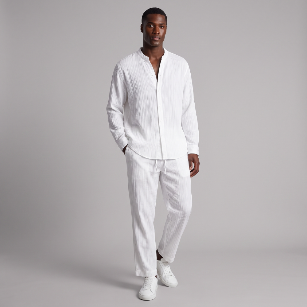 Prince | Long Sleeve Shirt and Trousers Summer Set